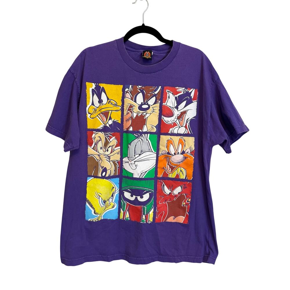 Looney Tunes Shirt Purple XL